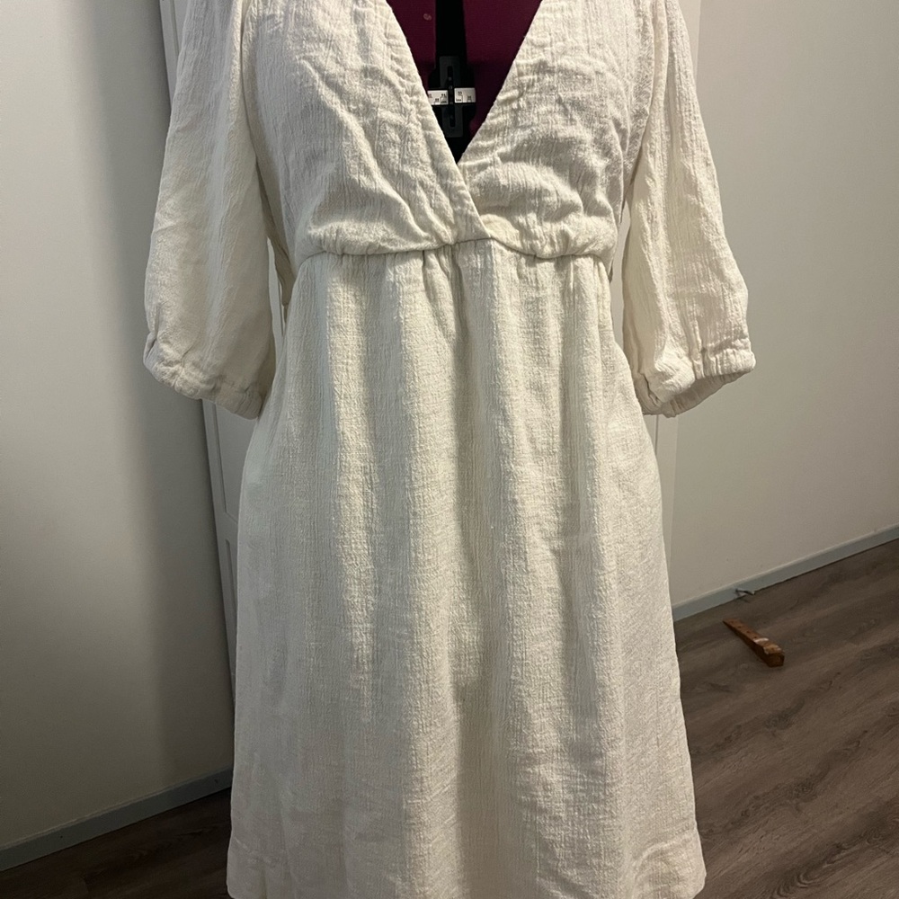 Handmade Deep-V Neckline Dress